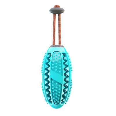 Interactive Dog Food Leakage Toy - Elastic Rubber Ball