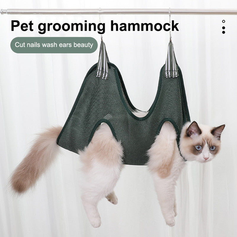 pet grooming hammock for cats and dogs