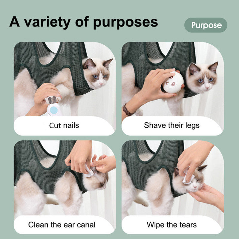 pet grooming hammock for cats and dogs